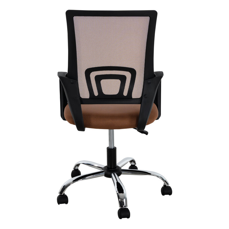 Inbox Zero Kryztal Mesh Height Adjustable Ergonomic Drafting Small Desk